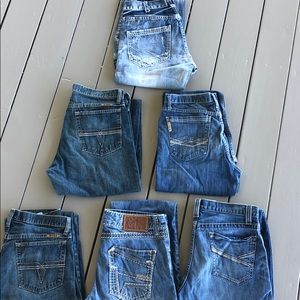 Set of 6 Men’s Jeans (Cinch, 20x, B.Tuff, R47)